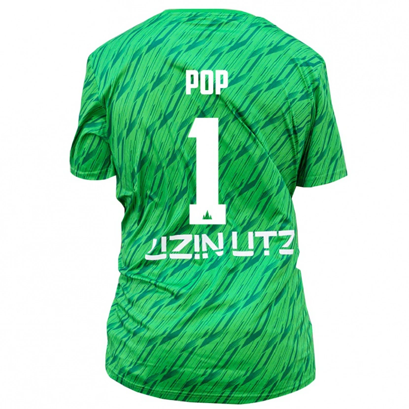 Danxen Kinder Nico Pop #1 Trikot Grün Rot Torwarttrikot 2025/26 Schweiz