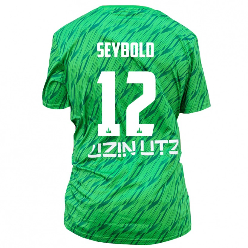 Danxen Kinder Marvin Seybold #12 Trikot Grün Rot Torwarttrikot 2025/26 Schweiz
