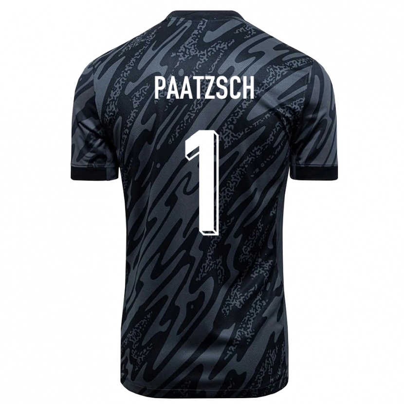 Danxen Kinder Pascal Paatzsch #1 Trikot Schwarzgrau Torwarttrikot 2025/26 Schweiz