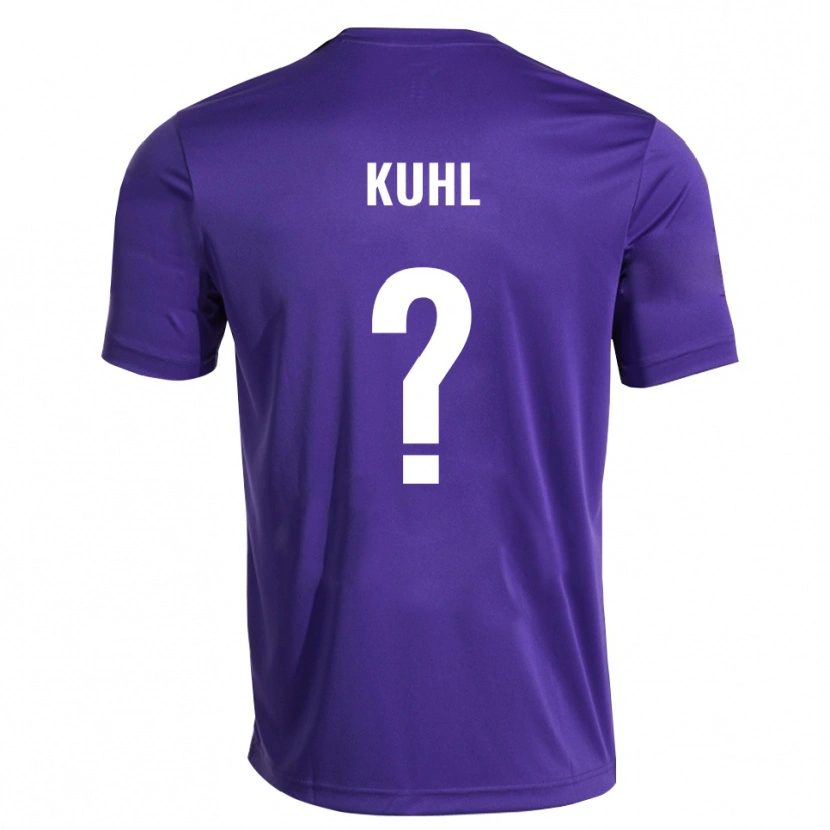Danxen Kinder Jasmin Kuhl #0 Trikot Lila Weiß Torwarttrikot 2025/26 Schweiz