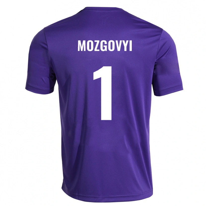 Danxen Kinder Arseniy Mozgovyi #1 Trikot Lila Weiß Torwarttrikot 2025/26 Schweiz