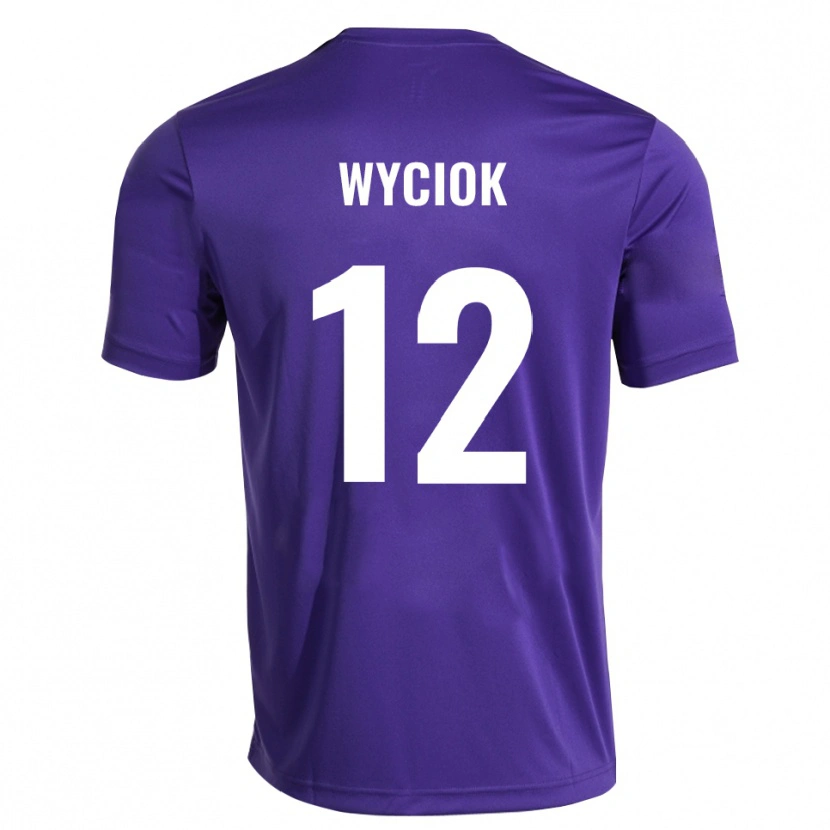 Danxen Kinder David Wyciok #12 Trikot Lila Weiß Torwarttrikot 2025/26 Schweiz