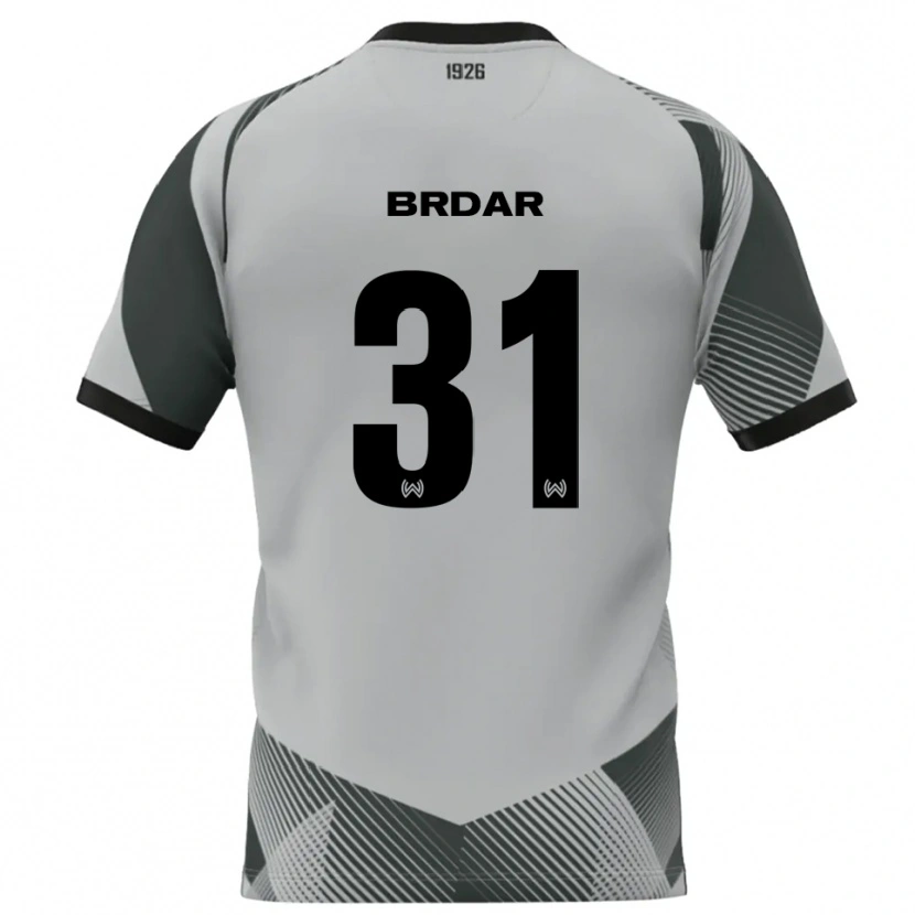 Danxen Kinder Noah Brdar #31 Trikot Hellgrau Weiß Torwarttrikot 2025/26 Schweiz