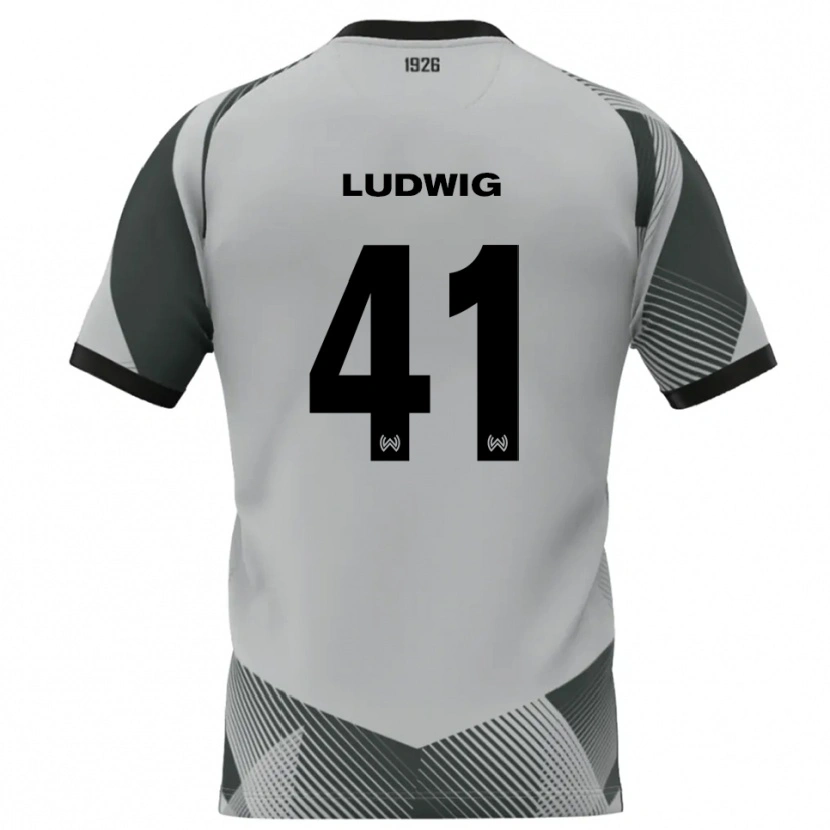 Danxen Kinder Finn Ludwig #41 Trikot Hellgrau Weiß Torwarttrikot 2025/26 Schweiz