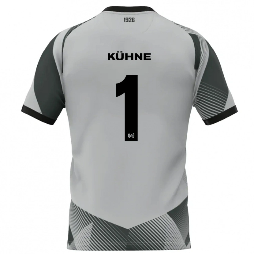 Danxen Kinder Lars Kühne #1 Trikot Hellgrau Weiß Torwarttrikot 2025/26 Schweiz