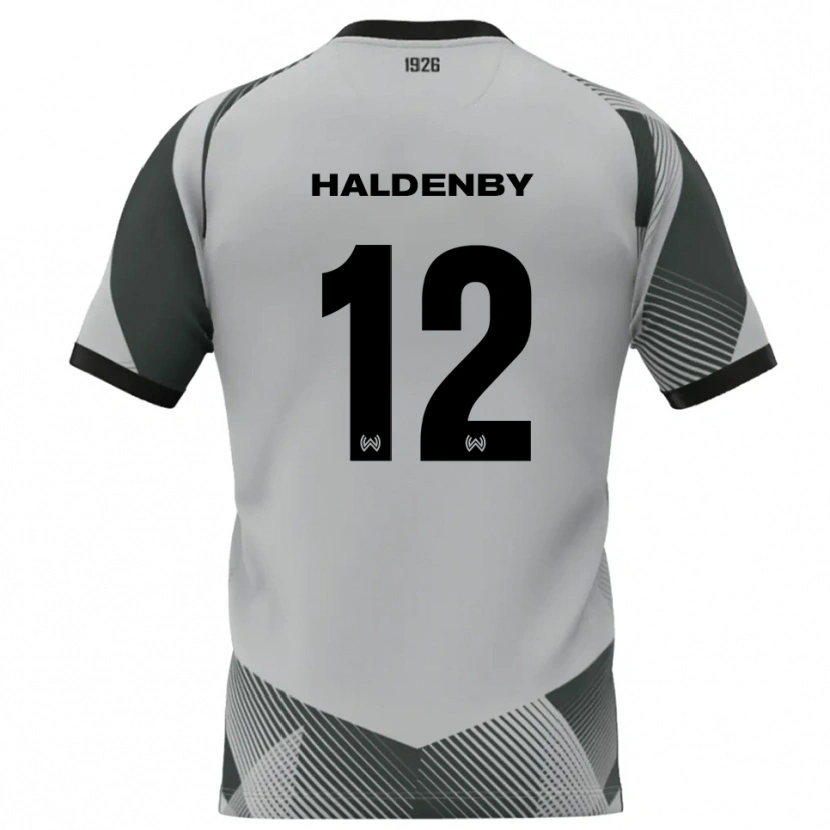 Danxen Kinder Ben Haldenby #12 Trikot Hellgrau Weiß Torwarttrikot 2025/26 Schweiz