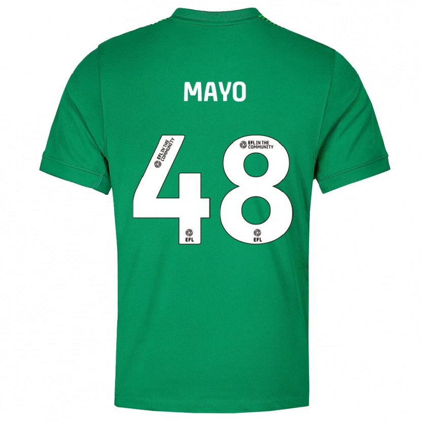 Danxen Kinder Bradley Mayo #48 Trikot Grün Weiß Torwarttrikot 2025/26 Schweiz