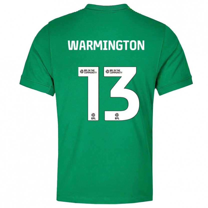 Danxen Kinder Tyrese Warmington #13 Trikot Grün Weiß Torwarttrikot 2025/26 Schweiz