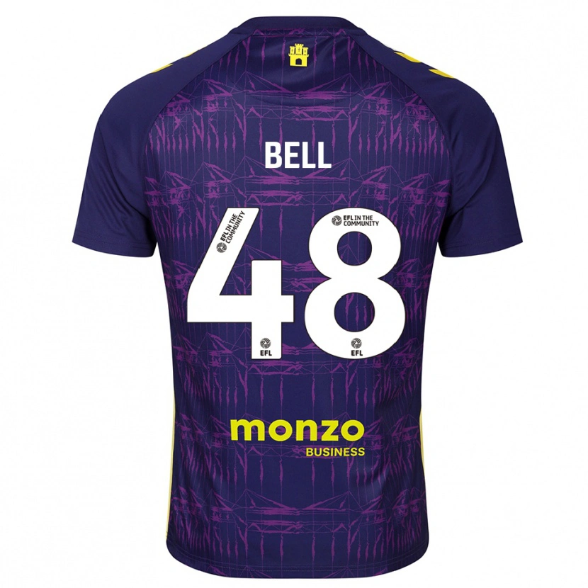 Danxen Kinder Luke Bell #48 Trikot Violett Gelb Torwarttrikot 2025/26 Schweiz
