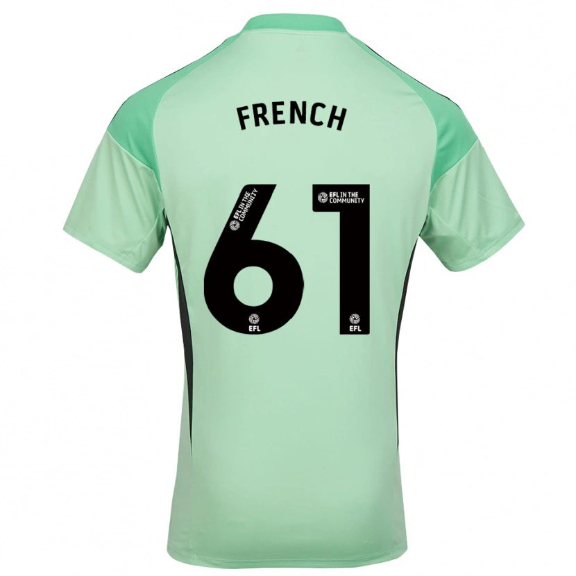 Danxen Kinder Harry French #61 Trikot Hellgrün Schwarz Torwarttrikot 2025/26 Schweiz