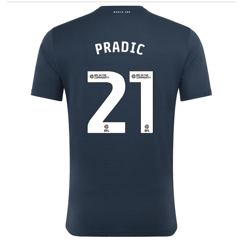 Danxen Kinder James Pradic #21 Trikot Schwarz Weiß Torwarttrikot 2025/26 Schweiz