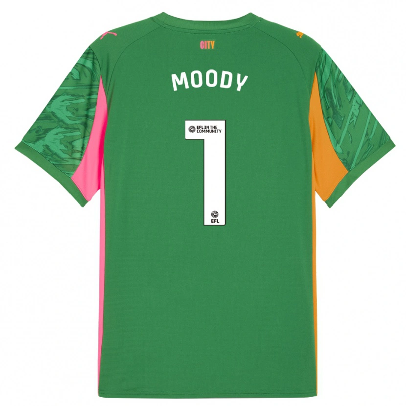 Danxen Kinder Dylan Moody #1 Trikot Grün Orange Torwarttrikot 2025/26 Schweiz