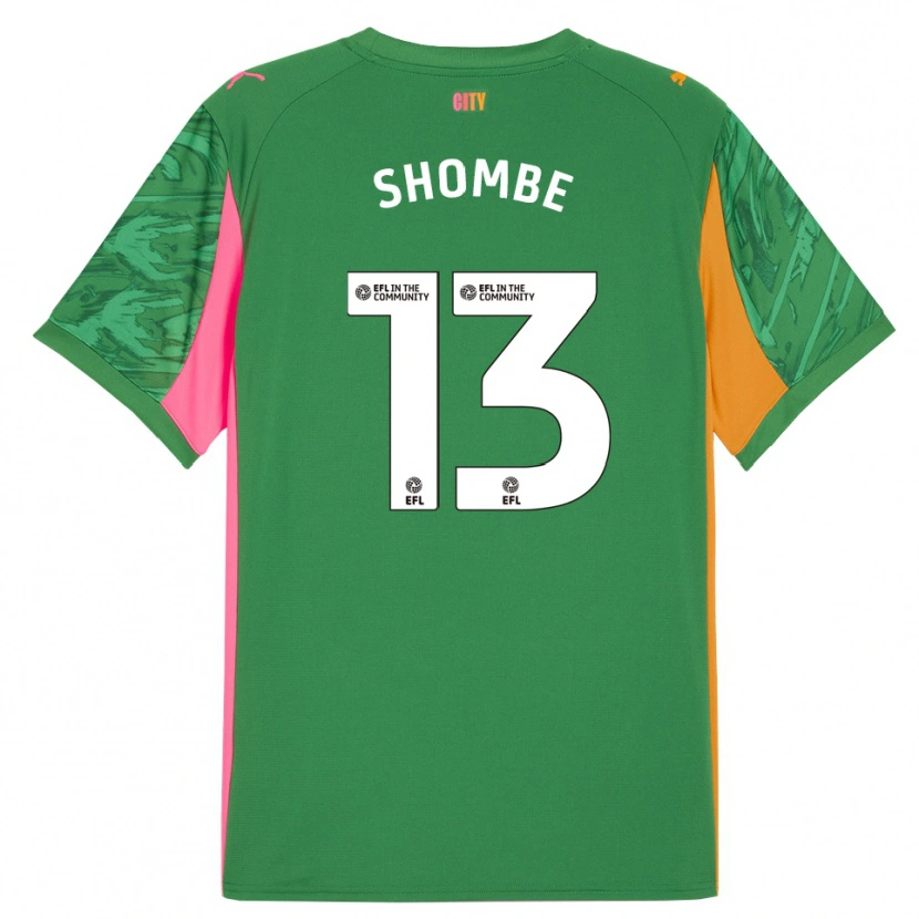 Danxen Kinder Khiani Shombe #13 Trikot Grün Orange Torwarttrikot 2025/26 Schweiz