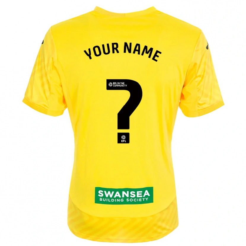 Danxen Kinder Swansea City Trikot Gelb Schwarz Torwarttrikot 2025/26 Schweiz