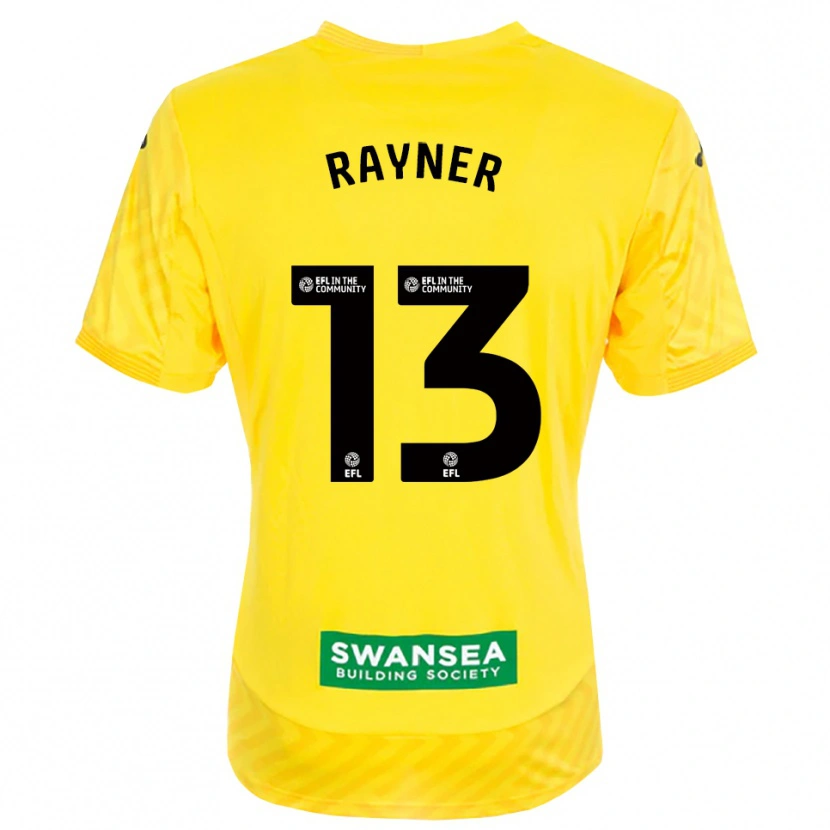 Danxen Kinder Opal Rayner #13 Trikot Gelb Schwarz Torwarttrikot 2025/26 Schweiz