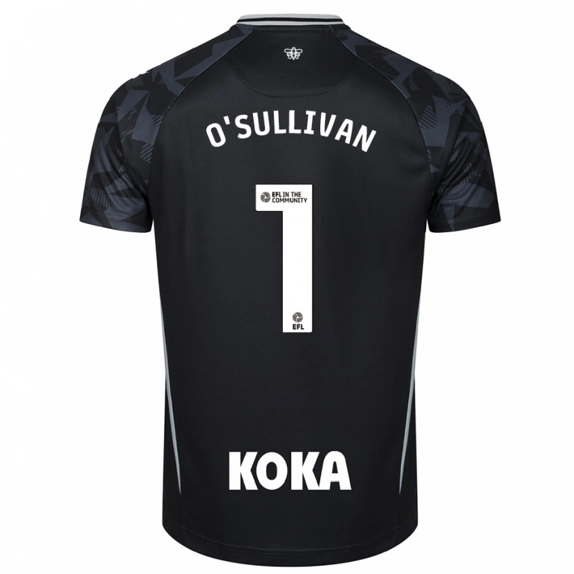 Danxen Kinder Maria O'sullivan #1 Trikot Schwarz Blau Torwarttrikot 2025/26 Schweiz