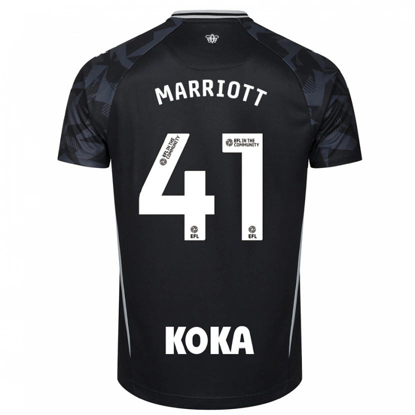 Danxen Kinder Alfie Marriott #41 Trikot Schwarz Blau Torwarttrikot 2025/26 Schweiz