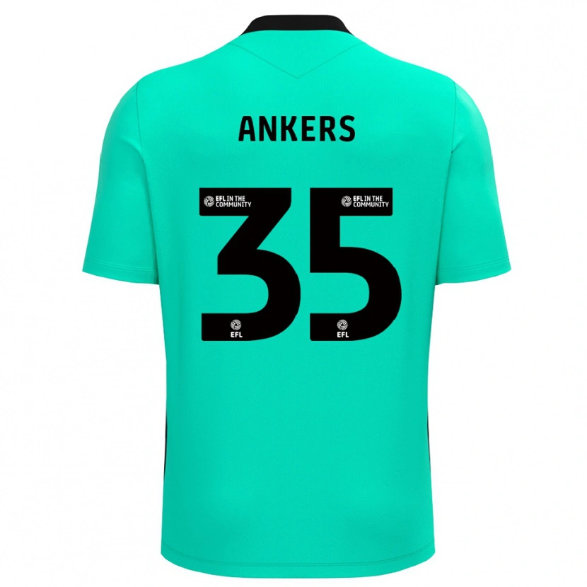 Danxen Kinder Chloe Ankers #35 Trikot Mittel Türkis Torwarttrikot 2025/26 Schweiz