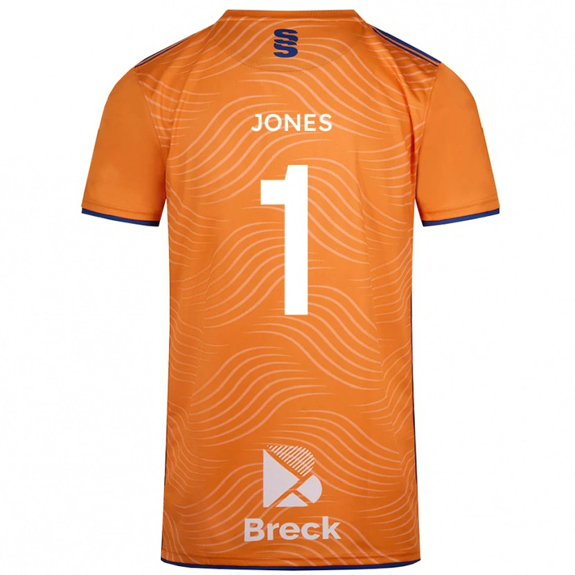 Danxen Kinder Zac Jones #1 Trikot Orange Schwarz Torwarttrikot 2025/26 Schweiz