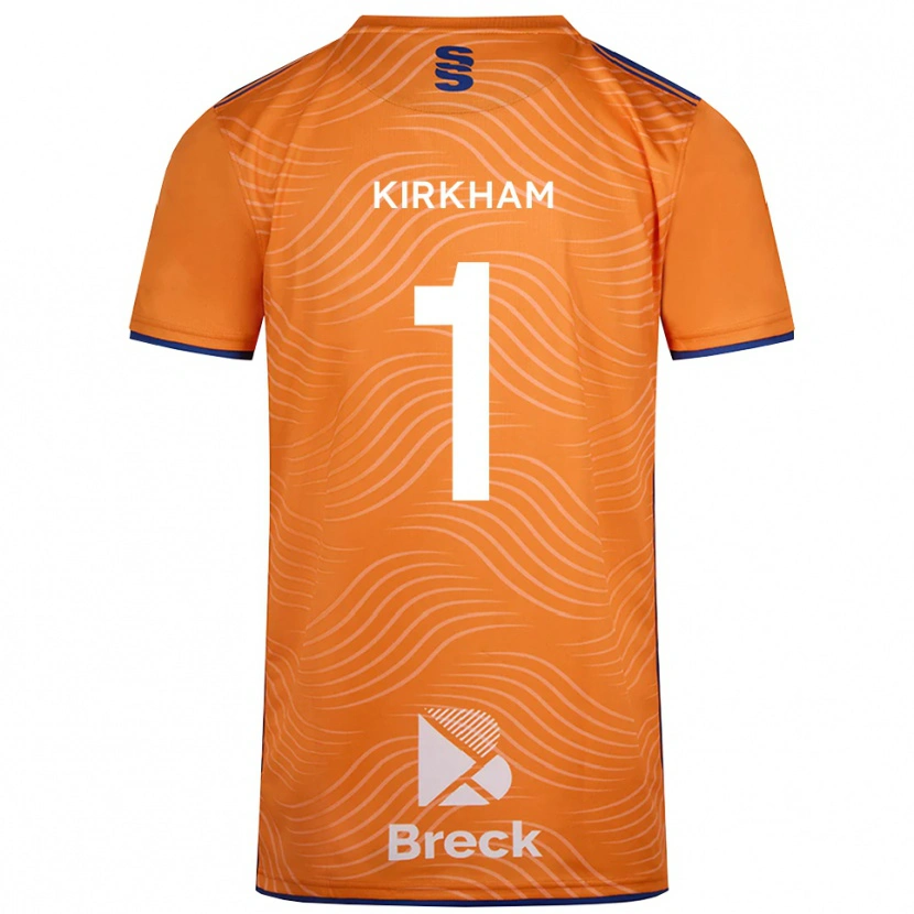 Danxen Kinder Skye Kirkham #1 Trikot Orange Schwarz Torwarttrikot 2025/26 Schweiz