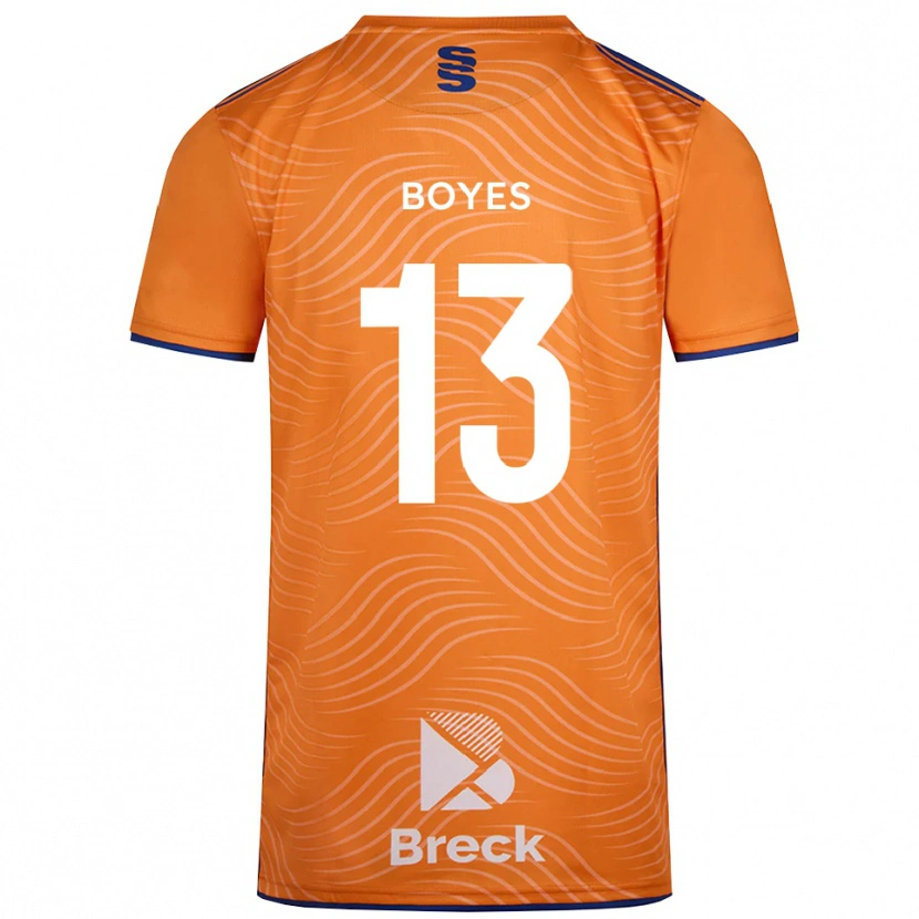 Danxen Kinder Patrick Boyes #13 Trikot Orange Schwarz Torwarttrikot 2025/26 Schweiz