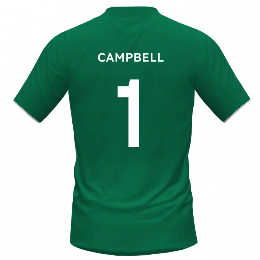 Danxen Kinder Maison Campbell #1 Trikot Grün Weiß Torwarttrikot 2025/26 Schweiz