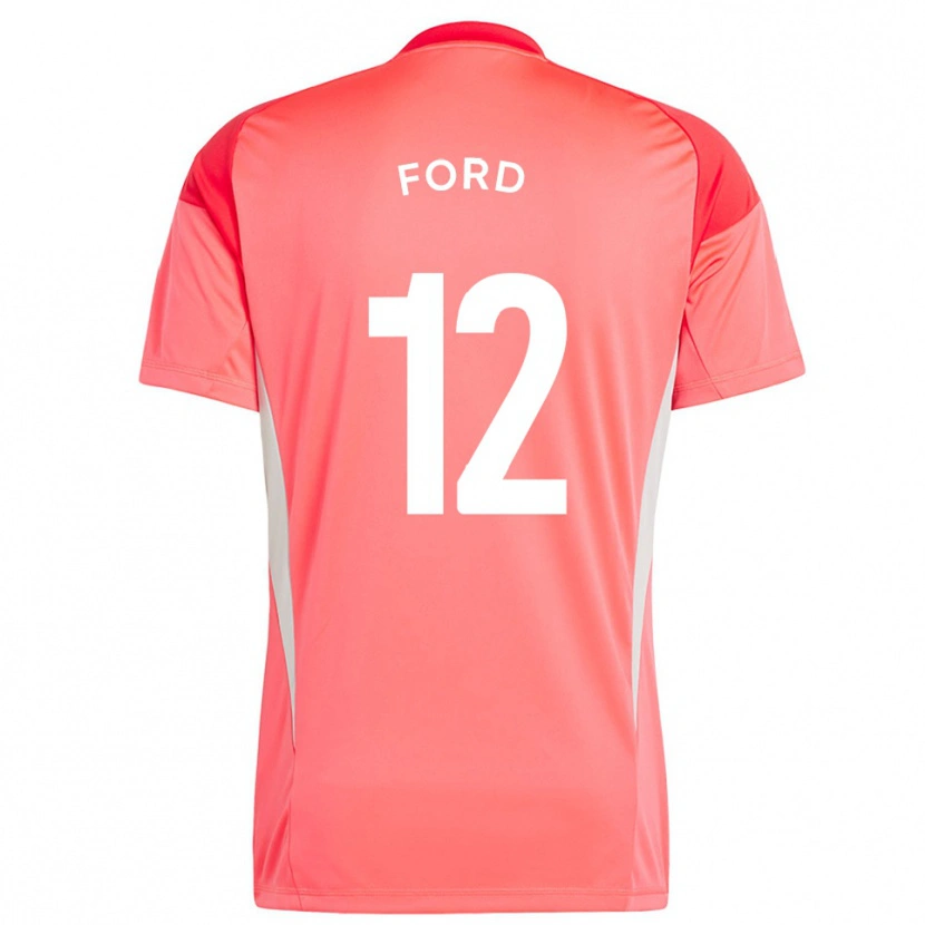 Danxen Kinder Nathaniel Ford #12 Trikot Orange Rot Torwarttrikot 2025/26 Schweiz