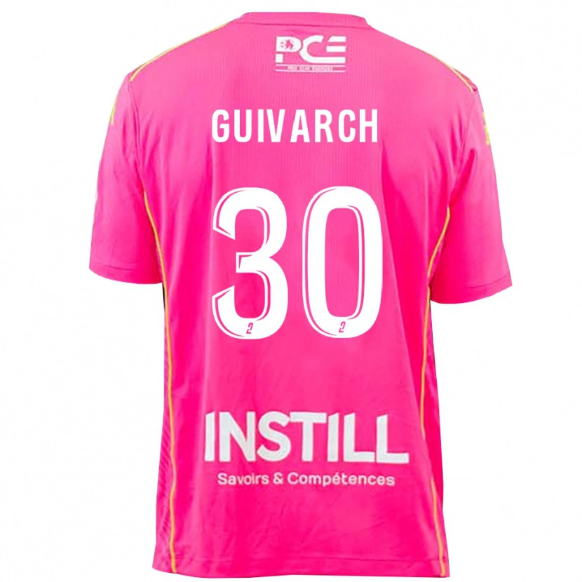 Danxen Kinder Théo Guivarch #30 Trikot Magenta Torwarttrikot 2025/26 Schweiz