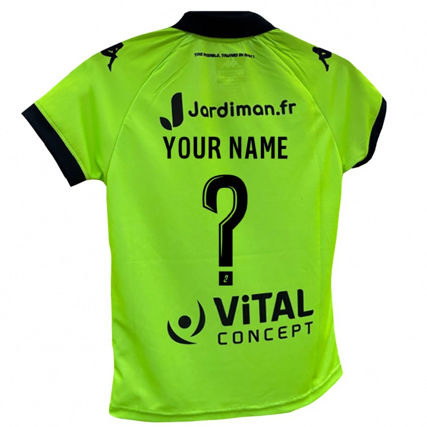 Danxen Kinder EA Guingamp Trikot Neon Grün Torwarttrikot 2025/26 Schweiz
