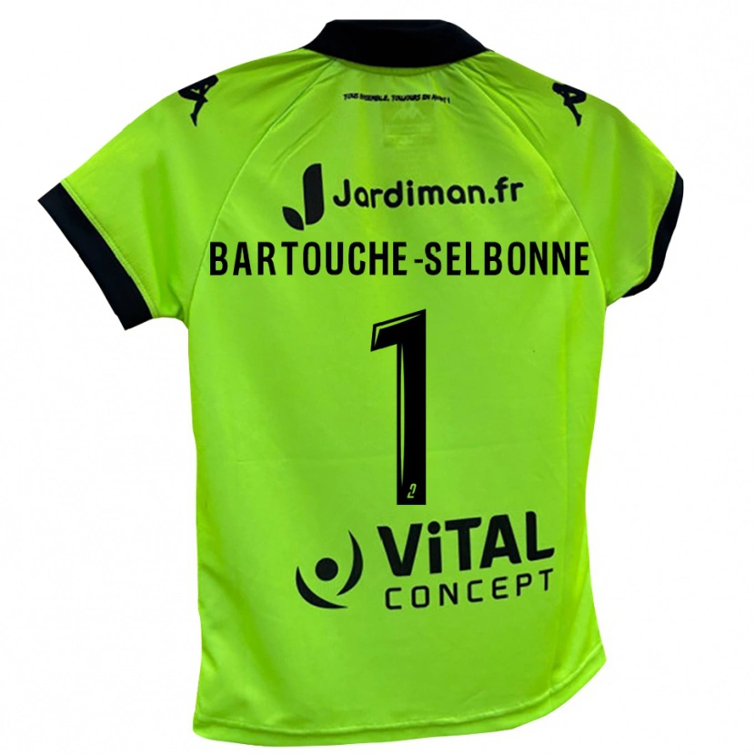 Danxen Kinder Teddy Bartouche-Selbonne #1 Trikot Neon Grün Torwarttrikot 2025/26 Schweiz