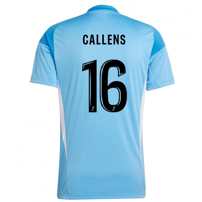 Danxen Kinder Thomas Callens #16 Trikot Himmelblau Weiß Torwarttrikot 2025/26 Schweiz