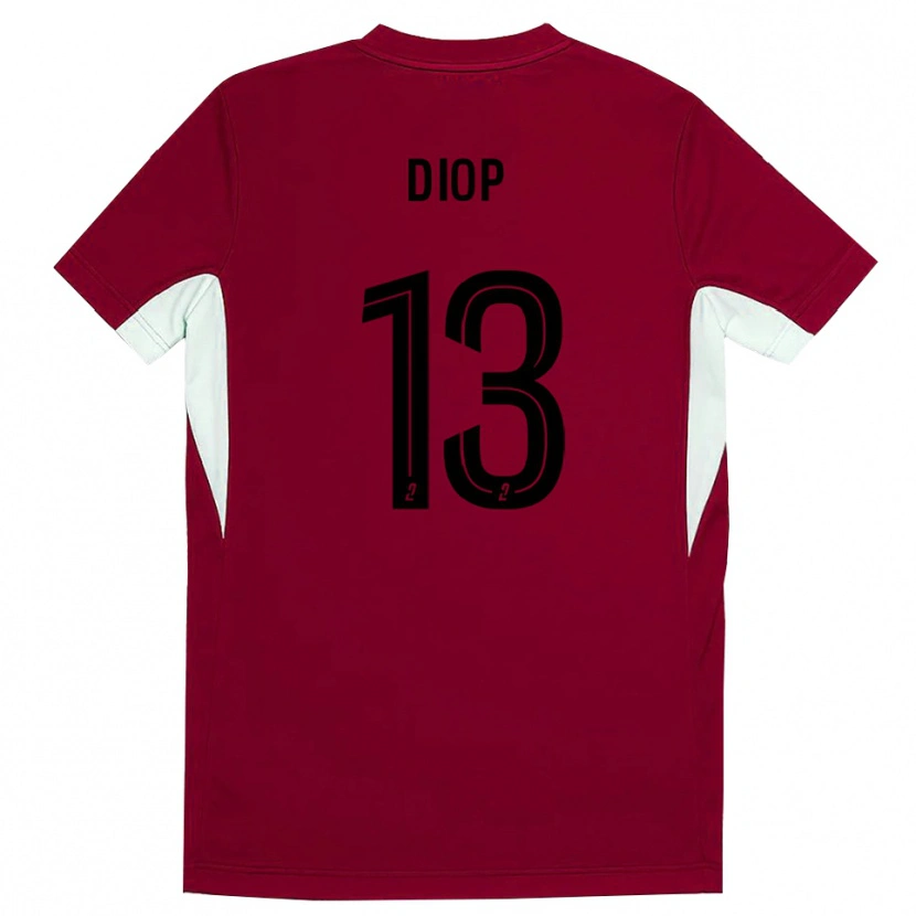 Danxen Kinder Mamadou Diop #13 Trikot Rot Schwarz Torwarttrikot 2025/26 Schweiz