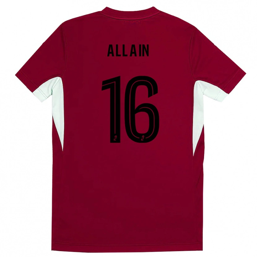 Danxen Kinder Bobby Allain #16 Trikot Rot Schwarz Torwarttrikot 2025/26 Schweiz