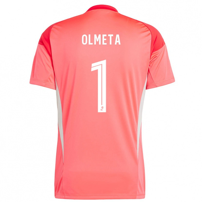 Danxen Kinder Lisandru Olmeta #1 Trikot Orange Rot Weiß Torwarttrikot 2025/26 Schweiz