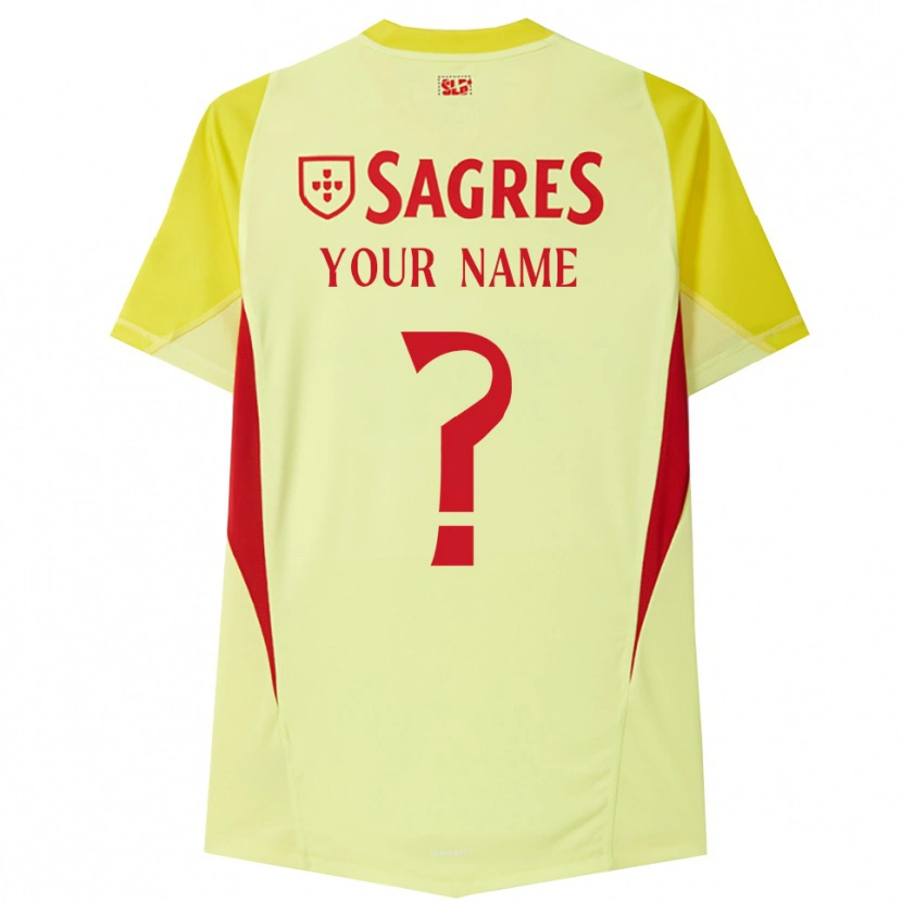 Danxen Kinder SL Benfica Trikot Gelb Rot Torwarttrikot 2025/26 Schweiz