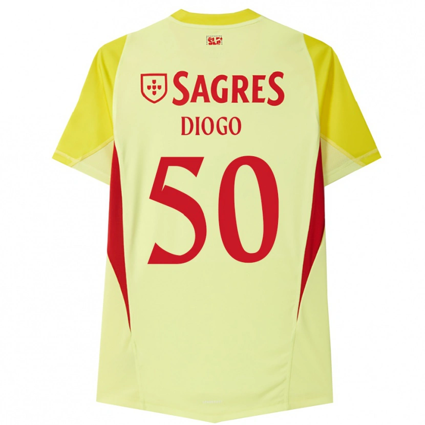 Danxen Kinder Diogo Ferreira #50 Trikot Gelb Rot Torwarttrikot 2025/26 Schweiz
