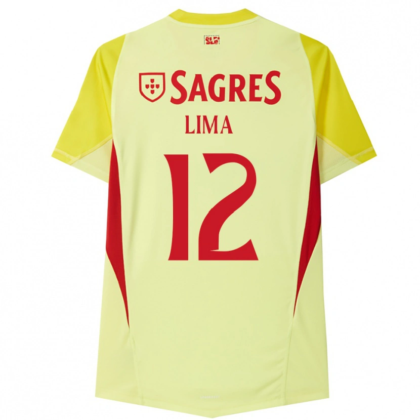 Danxen Kinder Thaís Lima #12 Trikot Gelb Rot Torwarttrikot 2025/26 Schweiz