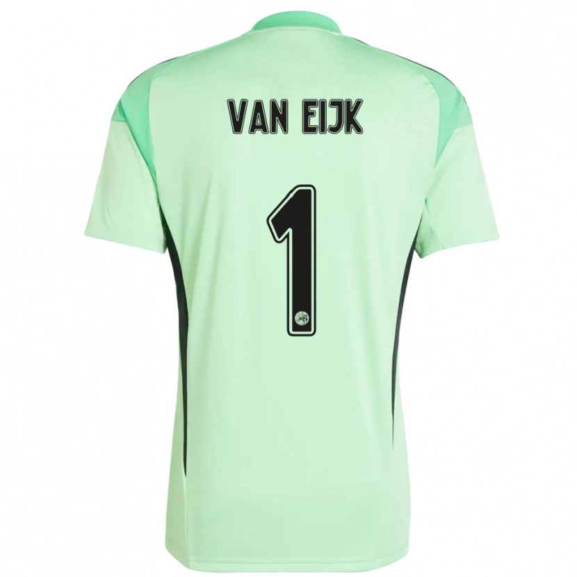 Danxen Kinder Regina Van Eijk #1 Trikot Hellgrün Schwarz Torwarttrikot 2025/26 Schweiz
