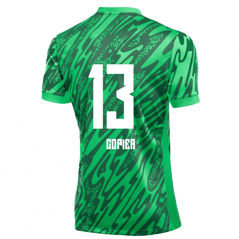 Danxen Kinder Febe Copier #13 Trikot Grün Weiß Torwarttrikot 2025/26 Schweiz
