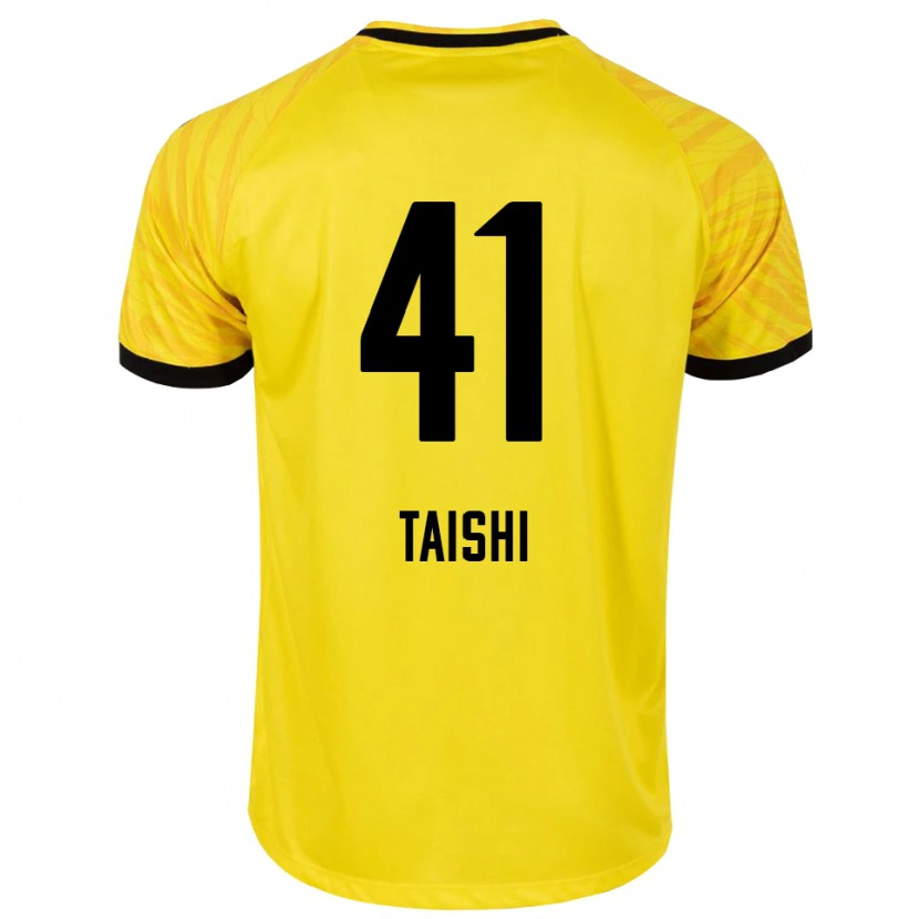 Danxen Kinder Taishi Brandon Nozawa #41 Trikot Gelb Schwarz Torwarttrikot 2025/26 Schweiz