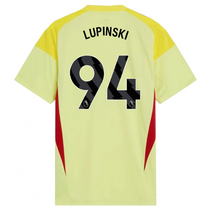 Danxen Kinder Remi Lupinski #94 Trikot Gelb Rot Schwarz Torwarttrikot 2025/26 Schweiz