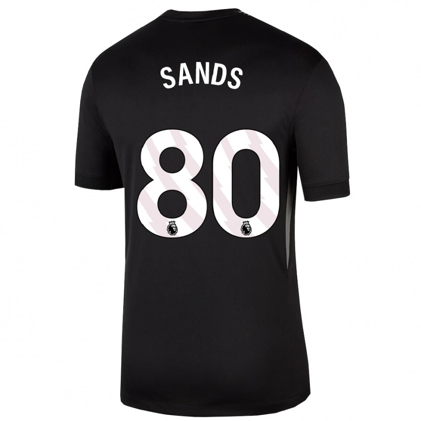 Danxen Kinder Hudson Sands #80 Trikot Schwarz Weiß Torwarttrikot 2025/26 Schweiz
