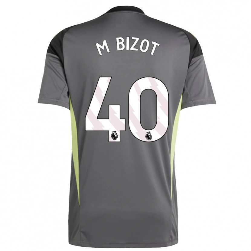 Danxen Kinder Marco Bizot #40 Trikot Dunkelgrau Schwarz Torwarttrikot 2025/26 Schweiz