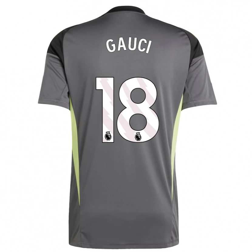 Danxen Kinder Joe Gauci #18 Trikot Dunkelgrau Schwarz Torwarttrikot 2025/26 Schweiz