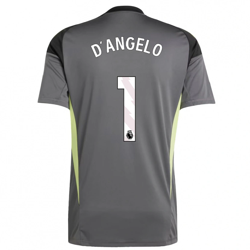 Danxen Kinder Sabrina D'angelo #1 Trikot Dunkelgrau Schwarz Torwarttrikot 2025/26 Schweiz
