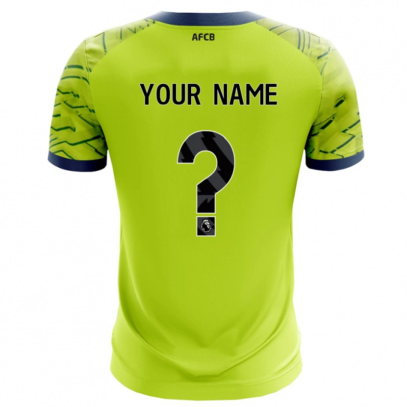 Danxen Kinder AFC Bournemouth Trikot Grün Gelb Torwarttrikot 2025/26 Schweiz
