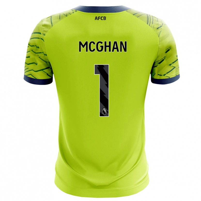Danxen Kinder Hayden McGhan #1 Trikot Grün Gelb Torwarttrikot 2025/26 Schweiz