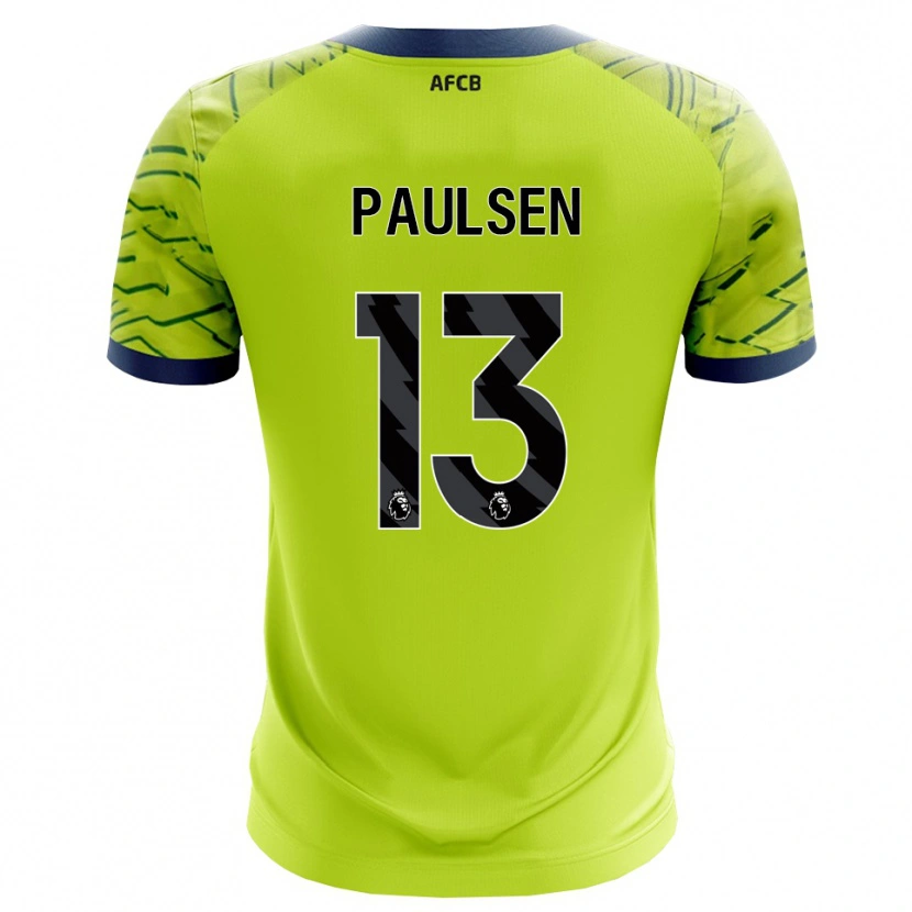 Danxen Kinder Alex Paulsen #13 Trikot Grün Gelb Torwarttrikot 2025/26 Schweiz