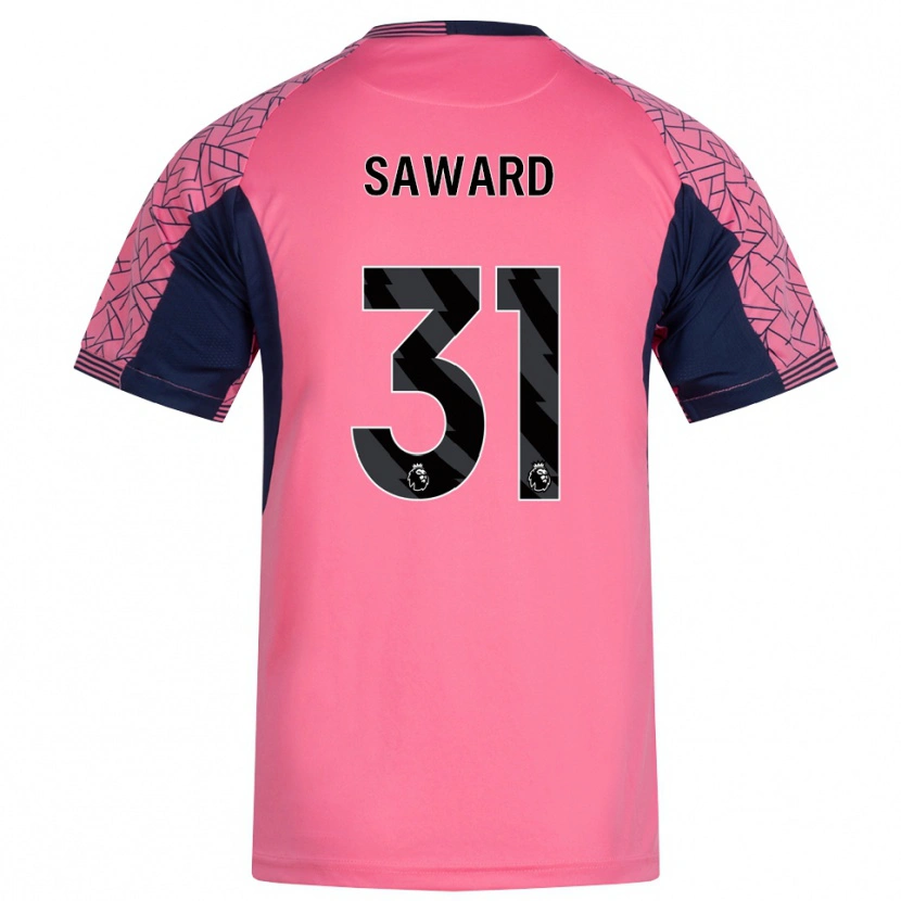 Danxen Kinder Sammie Saward #31 Trikot Rosa Schwarz Torwarttrikot 2025/26 Schweiz