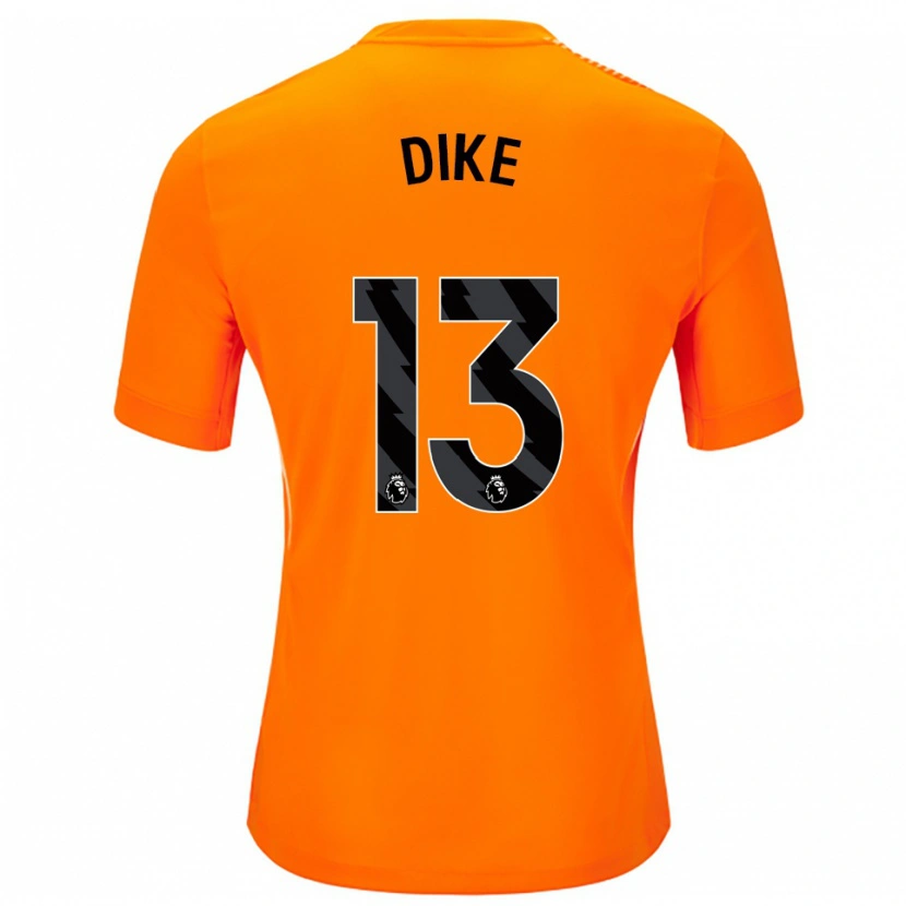 Danxen Kinder Michael Dike #13 Trikot Orange Schwarz Torwarttrikot 2025/26 Schweiz